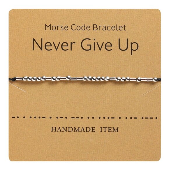 Morse Code Bracelet | Choose the message that means the most - Picture 9 of 16